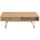 COLETTE Table basse scandinave - Décor chêne et im