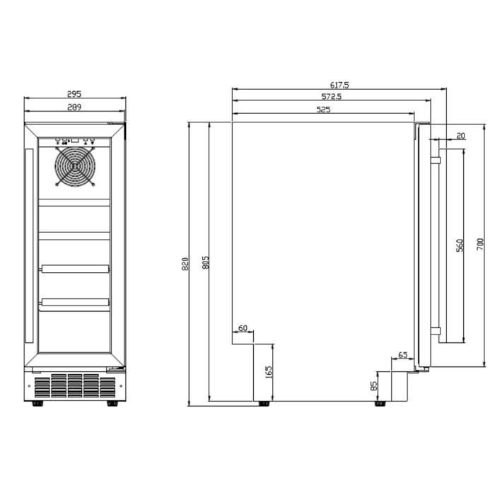  CVDE21 - Cave à vin de service - 21 bouteilles4