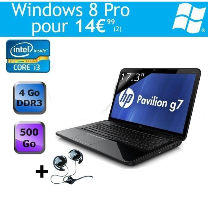 HP Pavilion g7 2045sf + Casque stéréo HP   Achat / Vente ORDINATEUR