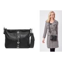 SAC À MAIN PIERRE CARDIN - Sac à Bandoulière Canelle en Cuir SAC À MAIN PIERRE CARDIN - Sac à Bandoulière Canelle en Cuir