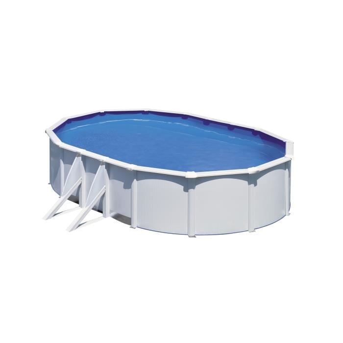 FIDJI Piscine laquée blanche 500 x 300 x 120 cm   Achat / Vente KIT