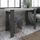 LOFTY Console style industriel effet béton et gris