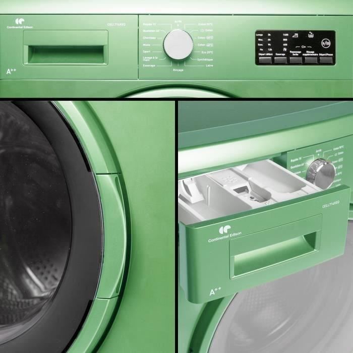  CELL714GREEN - Lave linge frontal - 7 kg - 14002