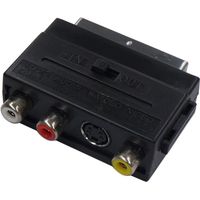 CÂBLE TV - VIDÉO - SON CONTINENTAL EDISON Adaptateur RCA Péritel avec Swi CÂBLE TV - VIDÉO - SON CONTINENTAL EDISON Adaptateur RCA Péritel avec Swi