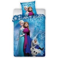 HOUSSE DE COUETTE LA REINE DES NEIGES Parure de couette enfant 100% HOUSSE DE COUETTE LA REINE DES NEIGES Parure de couette enfant 100%