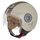 Casque jet marron