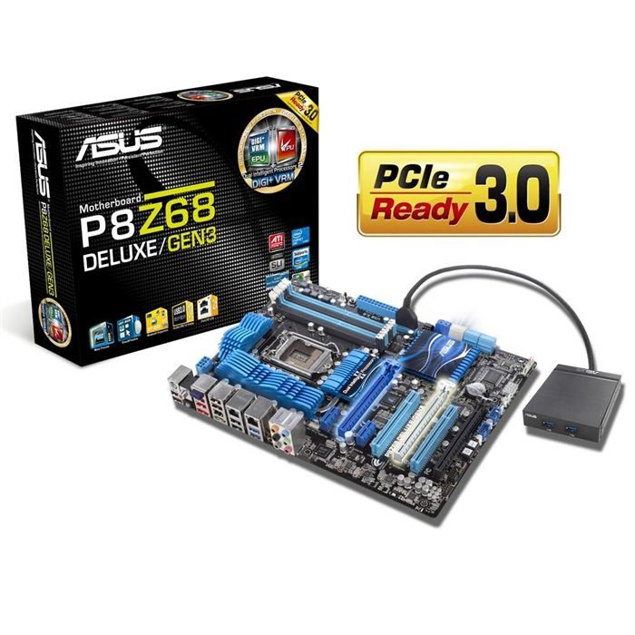 Asus P8Z68 DELUXE/GEN3   Achat / Vente CARTE MERE Asus P8Z68 DELUXE