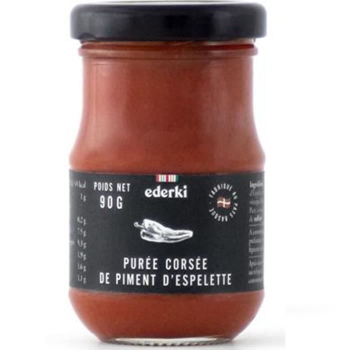 Purée Corsée de Piment dEspelette 90gr   Achat / Vente EPICE ET