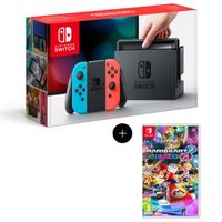 CONSOLE NINTENDO SWITCH Console Nintendo Switch avec paire de joy-con bleu CONSOLE NINTENDO SWITCH Console Nintendo Switch avec paire de joy-con bleu