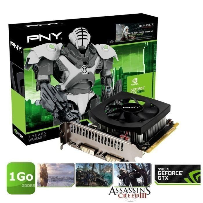 PNY GTX650 Ti 1Go GDDR5 + Assassin’s Creed III   Achat / Vente CARTE