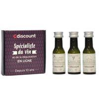 COFFRET CADEAU VIN Coffret 3 Vinottes de Vin Blanc d'Apéro de 2 cl + COFFRET CADEAU VIN Coffret 3 Vinottes de Vin Blanc d'Apéro de 2 cl +