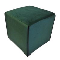 POUF - POIRE Pouf carré velours Harry - 35 x 35 cm - Vert émera POUF - POIRE Pouf carré velours Harry - 35 x 35 cm - Vert émera
