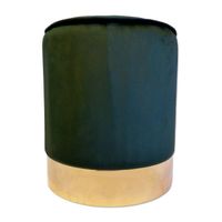 POUF - POIRE Pouf velours Windsor - Avec socle doré - Ø 35 x 40 POUF - POIRE Pouf velours Windsor - Avec socle doré - Ø 35 x 40