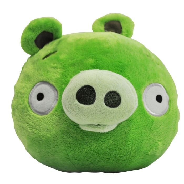 Giochi Preziosi   Angry Birds   Peluche animée verte 30 cm   Effets