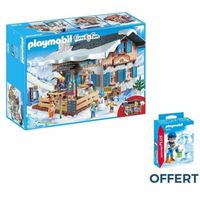 UNIVERS MINIATURE PLAYMOBIL - Chalet de Montagne +Artiste avec Sculp UNIVERS MINIATURE PLAYMOBIL - Chalet de Montagne +Artiste avec Sculp