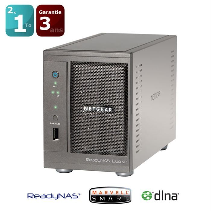 Netgear RND2210 200 NasDuo 2To V2   Achat / Vente SERVEUR STOCKAGE