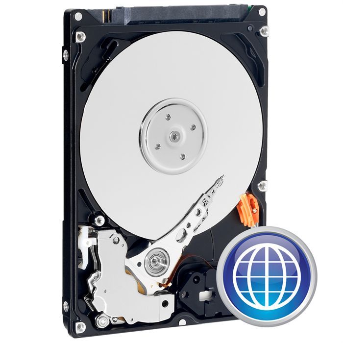 Disque dur 250 Go 5400 trs/min   SATA II 3 Gbit/s   Buffer 16 Mo