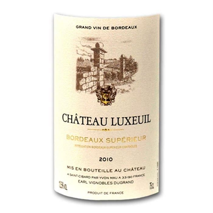ETAT CORRECT   Château Luxeuil   AOC Bordeaux Supérieur   Millésime