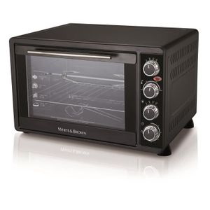 MINI-FOUR - RÔTISSOIRE WHITE & BROWN MF 62-Mini four-55 L-2200 W-Voûte, s