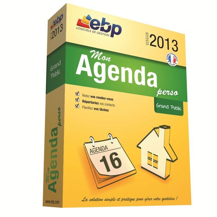 2013   Achat / Vente LOGICIEL BUREAUTIQUE EBP Mon Agenda Perso 2013