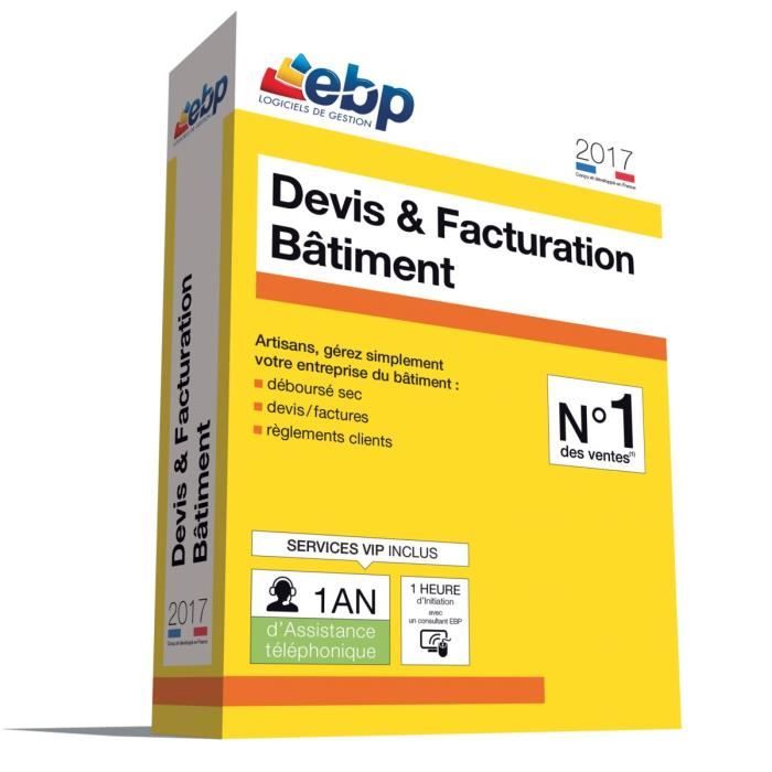 ebp devis et facturation batiment 2017