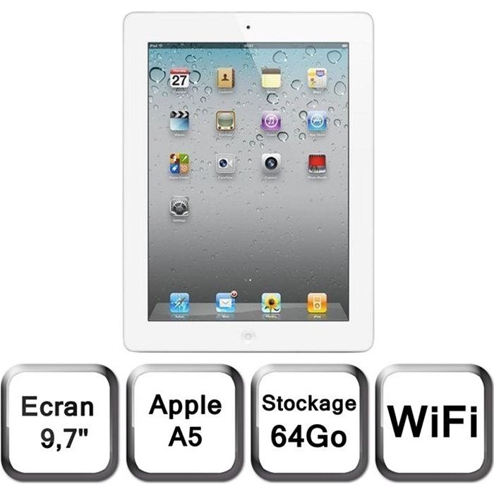 Apple iPad 2 64 Go   Achat / Vente TABLETTE TACTILE Apple iPad 2 64 Go