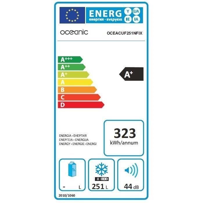  CUF251NFIX - Congélateur armoire - 251L3