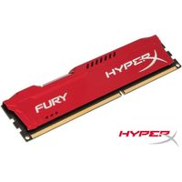 MÉMOIRE RAM HyperX FURY Red 4Go DDR3 1600M HX316C10FR/4 MÉMOIRE RAM HyperX FURY Red 4Go DDR3 1600M HX316C10FR/4