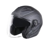 CASQUE MOTO SCOOTER NOX N124 Soft Casque Jet Déco Noir CASQUE MOTO SCOOTER NOX N124 Soft Casque Jet Déco Noir