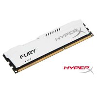 MÉMOIRE RAM Kingston 8Go DDR3 1333MHz CL9 HyperX FURY White MÉMOIRE RAM Kingston 8Go DDR3 1333MHz CL9 HyperX FURY White