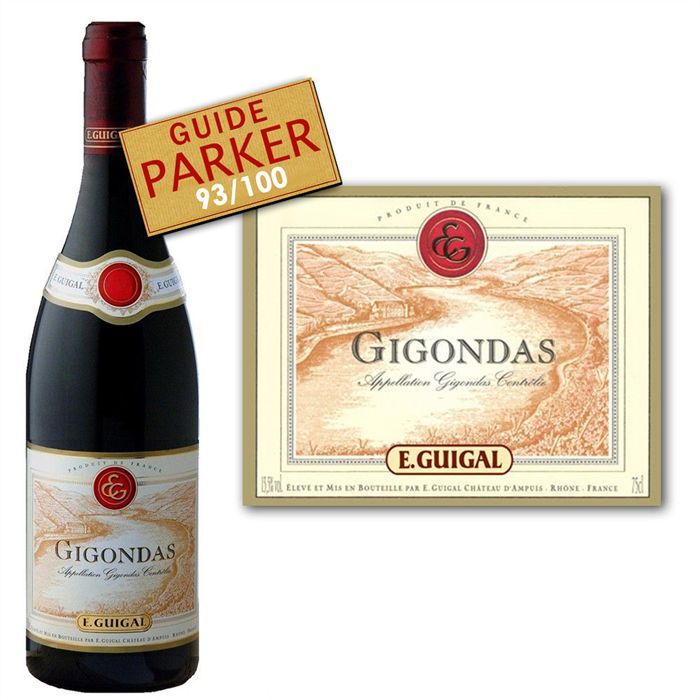 Guigal Gigondas 2007   Achat / Vente VIN ROUGE Guigal Gigondas 2007