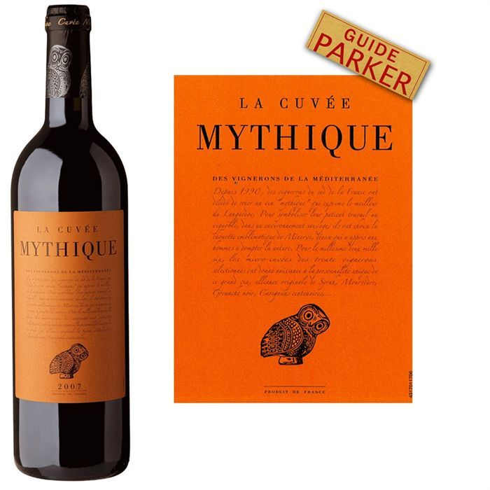 Cuvée Mythique 2007   Achat / Vente VIN ROUGE La Cuvée Mythique 2007