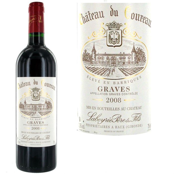 du Coureau 2008   Achat / Vente VIN ROUGE Château du Coureau 2008