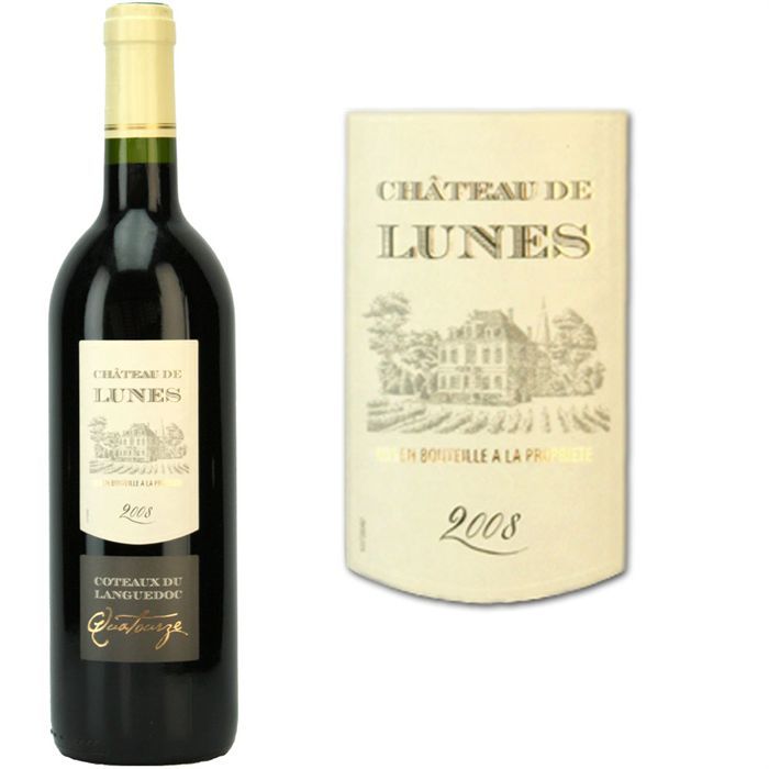 2008   Achat / Vente VIN ROUGE Château de Lûnes 2008