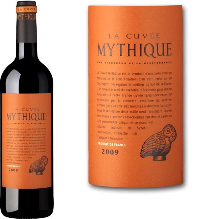 2009   Achat / Vente VIN ROUGE La Cuvée Mythique Rouge 2009