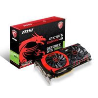 CARTE GRAPHIQUE INTERNE MSI GeForce GTX 980 Ti GAMING 6G CARTE GRAPHIQUE INTERNE MSI GeForce GTX 980 Ti GAMING 6G