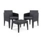 KETER Salon de jardin COLUMBIA 2 places - Imitation rotin tressé ... KETER Salon de jardin COLUMBIA 2 places - Imitation rotin tressé ...