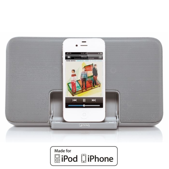 Enceinte portable dock iPod / iPhone ( non fournis )   Puissance audio