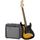 SQUIER by FENDER Pack guitare électrique 4/4 sunbu