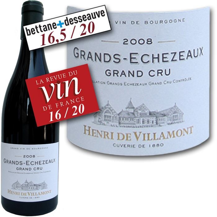 2008   Achat / Vente VIN ROUGE Villamont Gd Echezeaux 2008  