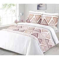PARURE DE COUETTE VISION Parure de couette Ruben - 100% coton - 220 PARURE DE COUETTE VISION Parure de couette Ruben - 100% coton - 220