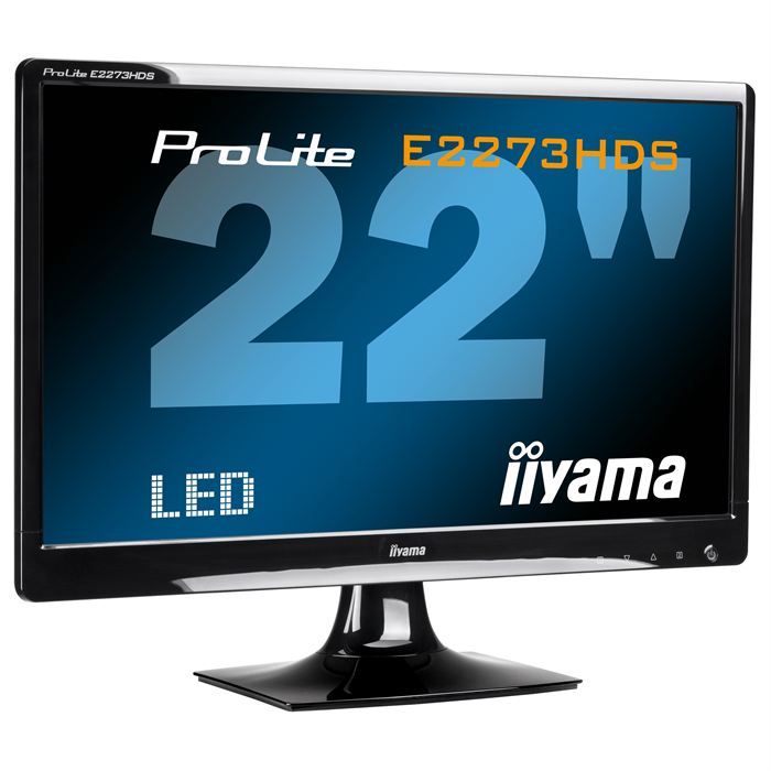 Ecran plat LCD 21.5 16/9ème   Ports D Sub, DVI et HDMI (comp. HDCP