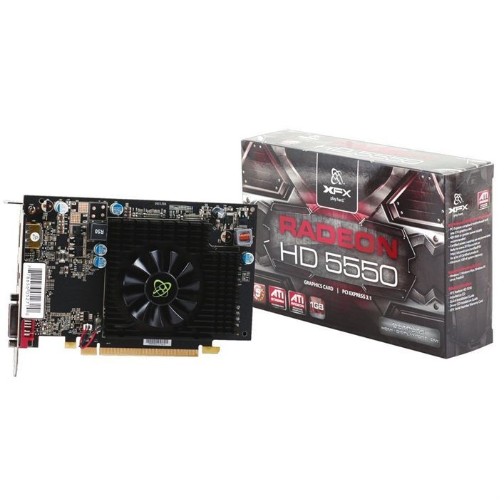 XFX ATI HD 5550 1Go GDDR3   Achat / Vente CARTE GRAPHIQUE XFX ATI HD