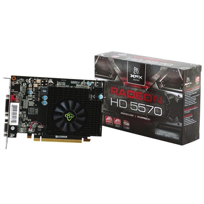 XFX ATI HD 5570 1Go GDDR2   Achat / Vente CARTE GRAPHIQUE XFX ATI HD