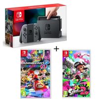 CONSOLE NINTENDO SWITCH Console Nintendo Switch avec paire de Joy-Con gris CONSOLE NINTENDO SWITCH Console Nintendo Switch avec paire de Joy-Con gris