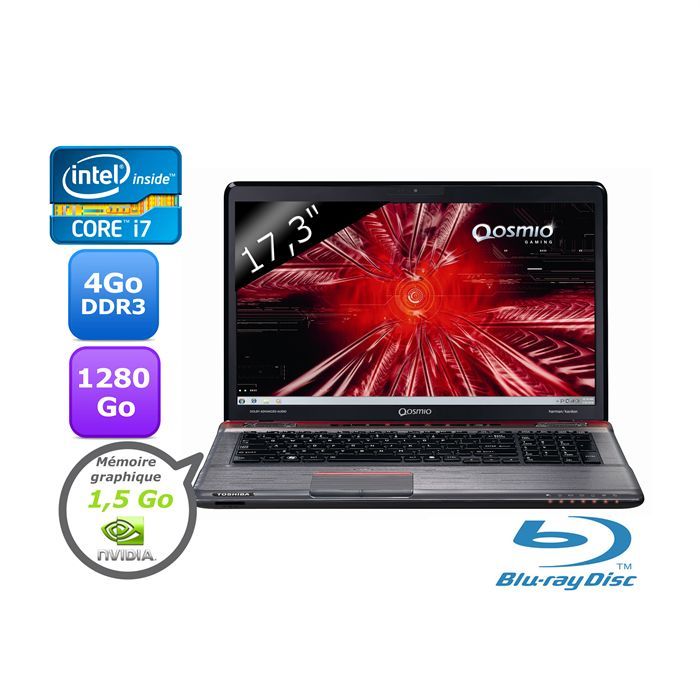 X770 118   Achat / Vente ORDINATEUR PORTABLE Toshiba Qosmio X770 118