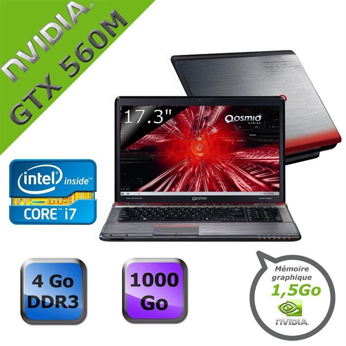 Toshiba Qosmio X770 127   Achat / Vente ORDINATEUR PORTABLE Toshiba