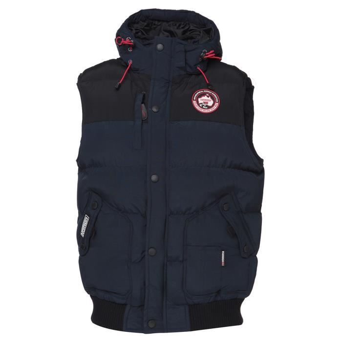 GEOGRAPHICAL NORWAY Doudoune Vortex Homme Marine et noir ...