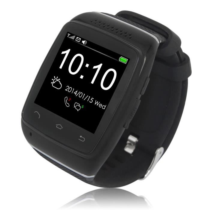 Logicom L-Watch Montre connectée pour Smartphone Noir - Achat montre connectée pas cher, avis et