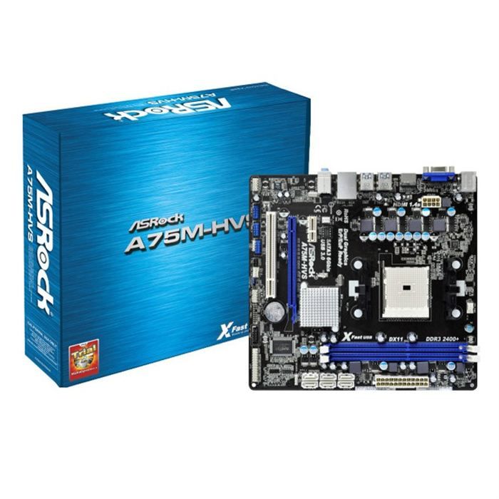 ASRock A75M HVS   Achat / Vente CARTE MERE ASRock A75M HVS  